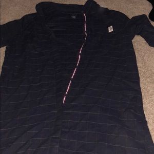 polo long sleeve dress plaid